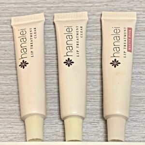 Hanalei Lip Treatment in Clear and Mauve Pink Lot of 3 SEALED